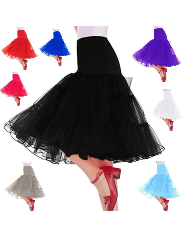 Fashion Colorful Medium Length TUTU Skirt S024