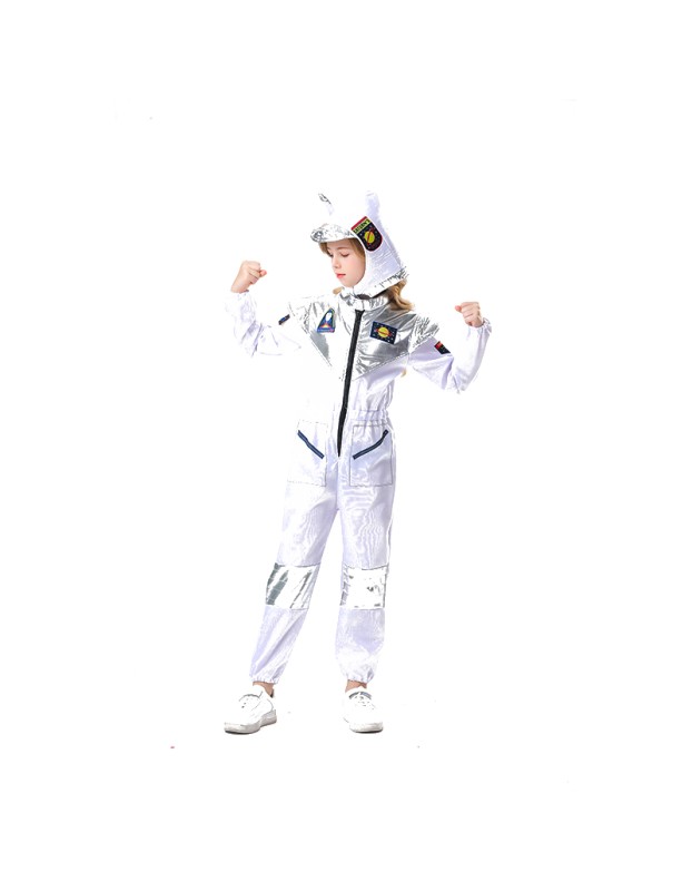 Astronaut Kindergarten Costume Halloween Cosplay Girl Role Playing Spacesuit YM5828