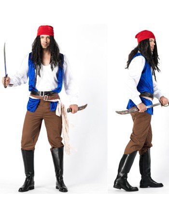New arrival Sexy men pirate costume M4997