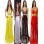 Four Colors Two Piece Bra Design Sleeveless Long Round Dress M3846