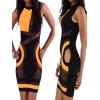 Colorful Design Adult Mini Women Bandage Bodycon Dress M3818