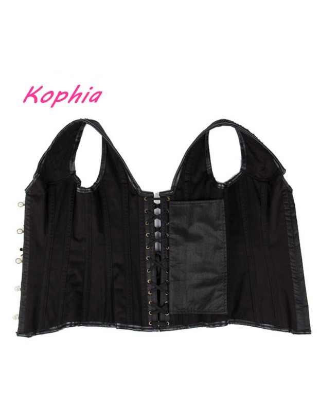 Steampunk Vest Top Steel Boned Corset M1385