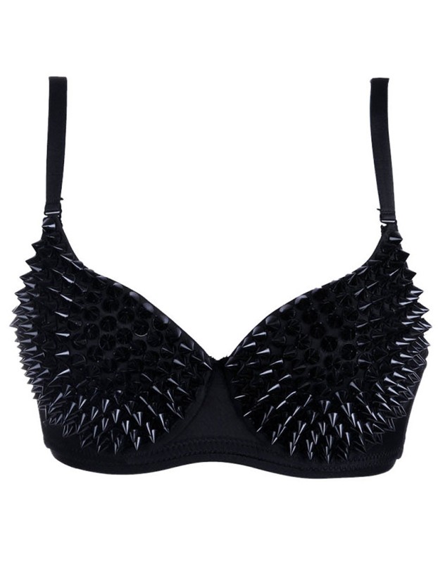 Popular Punk Style Rivet Sexy Bra M5258