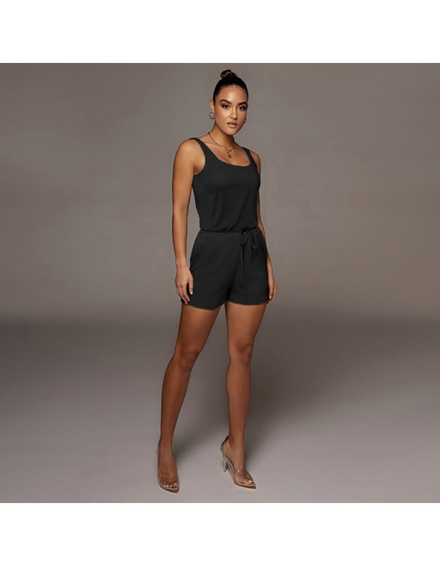 short one piece workout rompers and jumpsuits for women M30140