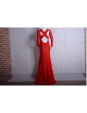 Red Sexy Top Adult Maxi Dress M3971b