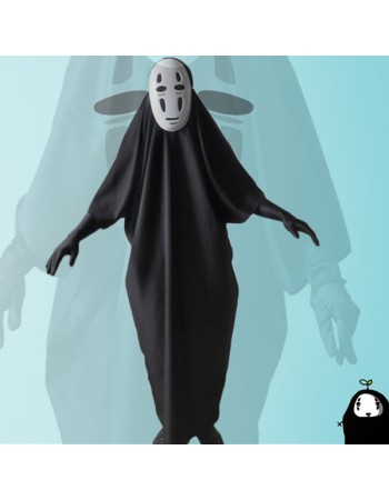 No Face Man Spirited Away Cosplay Costume with Mask gloves M40509