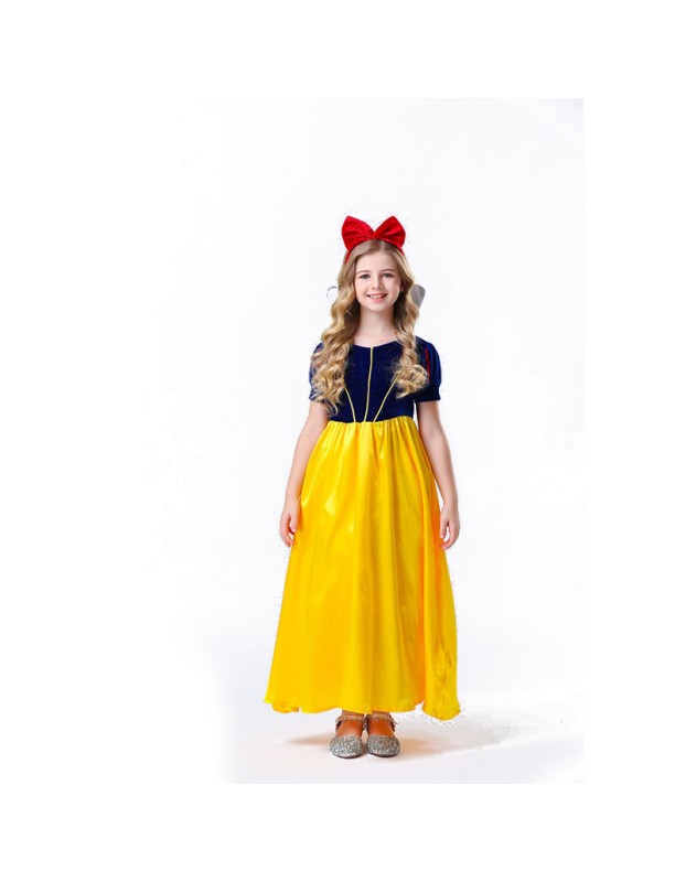 Halloween Fairy tale Children Snow White Dress Stage Show Cosplay Costume YM8746
