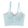 Shapewear Corset Crop Sexy Spice Girls Dance Erase Chest Color Drill Corset KN8029