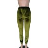 Velvet stitching  two-piece casual sports suit M8502