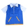 Pokemon Ash Ketchum Cosplay Costume Blue Jacket + Gloves + Hat M40513