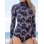 New print one piece swiwear beach swimsuit 17075