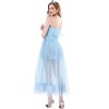 Halloween Cosplay Cinderella Princess Blue Dress M40689