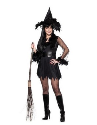 black witch sexy costume m4566