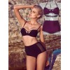 Mesh Cutout High-waisted Bikini M5379