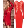 Seamless Cutouts Mini Causal Night Clubwear Party FittedBodycon Dress M3671
