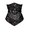 2PCS Black Steampunk Leather Look Underbust Corset M1334