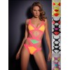Sexy White Bandage Cutout Bikini M5375