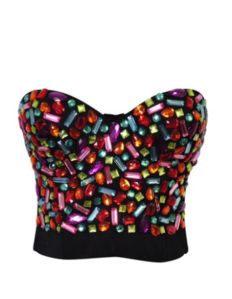 Rainbow Diamond Bra Top M5272