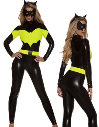 Faux Leather Batman Costume M40162
