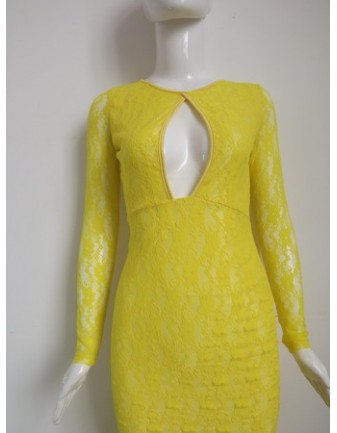 Sexy Fashion Lace Design Top Maxi Dress M3983