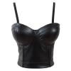 Gothic Steampunk Leather Push Up Bra Tops M7324