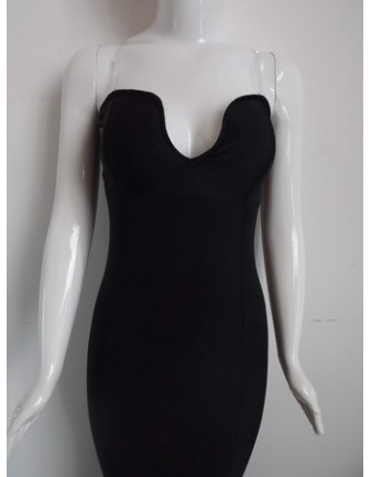 Sexy Black Long Maxi Dress M3990