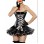 casual gothic leather corset dress m1212C