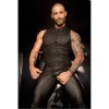 Leggings Matt Leather Sexy Pants Open Crotch Trouser For Men  N803