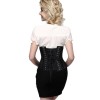 Polyester Steel Boned Hook Eye and Lace Up Closure Underbust Corset M1323