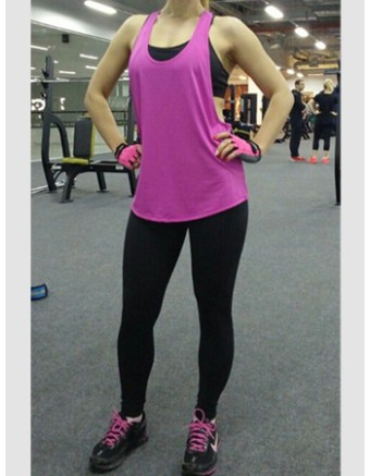 High Quality Women Sexy Gym Sport Vest Tops M6102