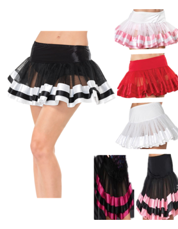 Satin Trimmed Petticoat M31