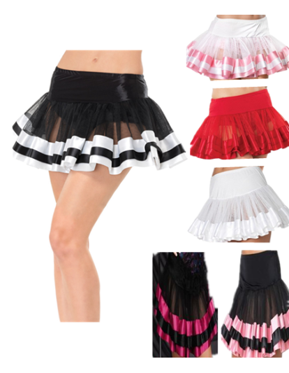 Satin Trimmed Petticoat M31