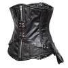 Plus Size 6XL Zipper Steel Boned Lace Up Corset M1423