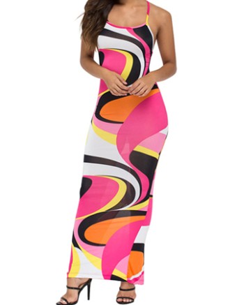 sexy back hollow out dress floor-length dress m88039