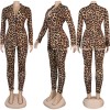 Sexy camo leopard print two piece set M6006