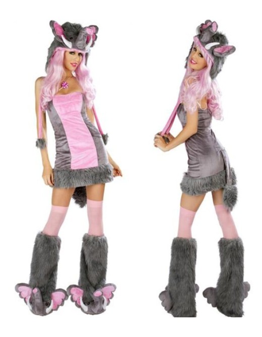 pink cute Elephant costume m4669