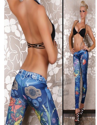 Seamless Tattoo Leggings trousers FG9015BE