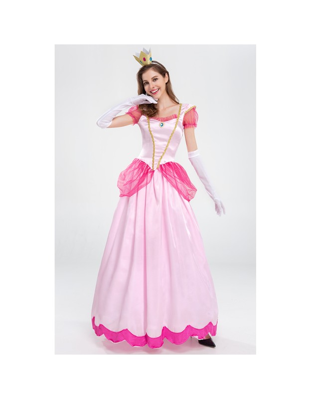 Mary Stage Palace Party Queen Dress Pink Peach Blossom Princess Dress YM2896