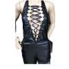 Sexy v one piece lether suit M7291b