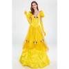 Halloween Costume Beauty And The Beast Princess Belle Dress Stage Costume YM3701