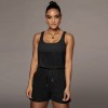 short one piece workout rompers and jumpsuits for women M30140