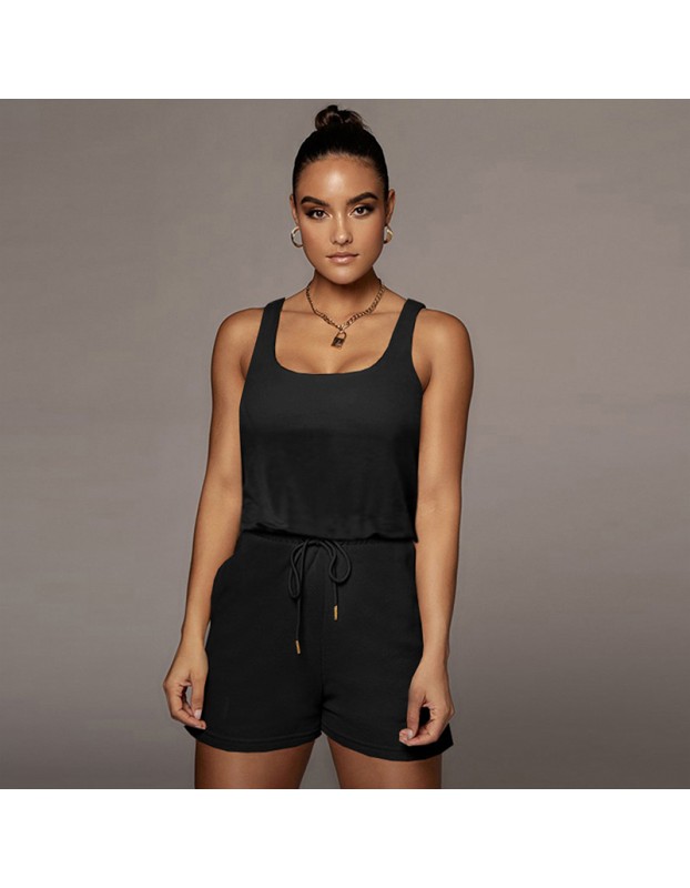 short one piece workout rompers and jumpsuits for women M30140