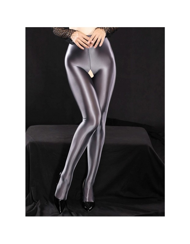Sexy Open Crotch Bag Foot Even Crotch Silky High Elastic Tights Pantyhose XX18510