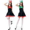 Women 2 Colors Mario Costumes M40215