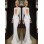 White long sleeve formal evening party maxi dress M30041