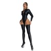Wholesale Leather Model Jumpsuit Patent Leather Sexy Cat Girl Bodysuit 6827