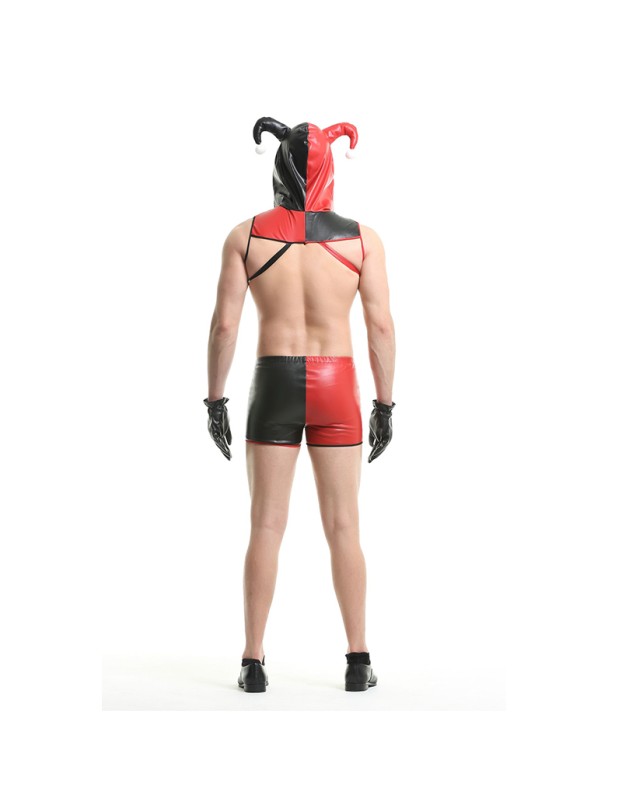 Halloween Cosplay Clown Halle KuiYin Costumes Men Party Demon XY82220