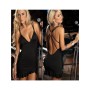 black baydoll dress m3438b