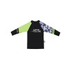 Boys' Swimsuit Black Swimsuit Long-Sleeved Children's Two-Piece Swimsuit KF208