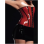 Sexy red leather corset M1677